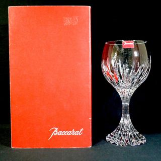 バカラ(Baccarat)の【極美品  送料込み】バカラ マッセナ ワイングラス　箱あり(グラス/カップ)