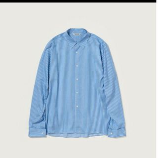 新品AURALEE 25AW COTTON SILK STRIPE SHIRT