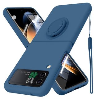 【特価セール】Galaxy Z Flip4 用 ケース シリコン SC-54C/(その他)