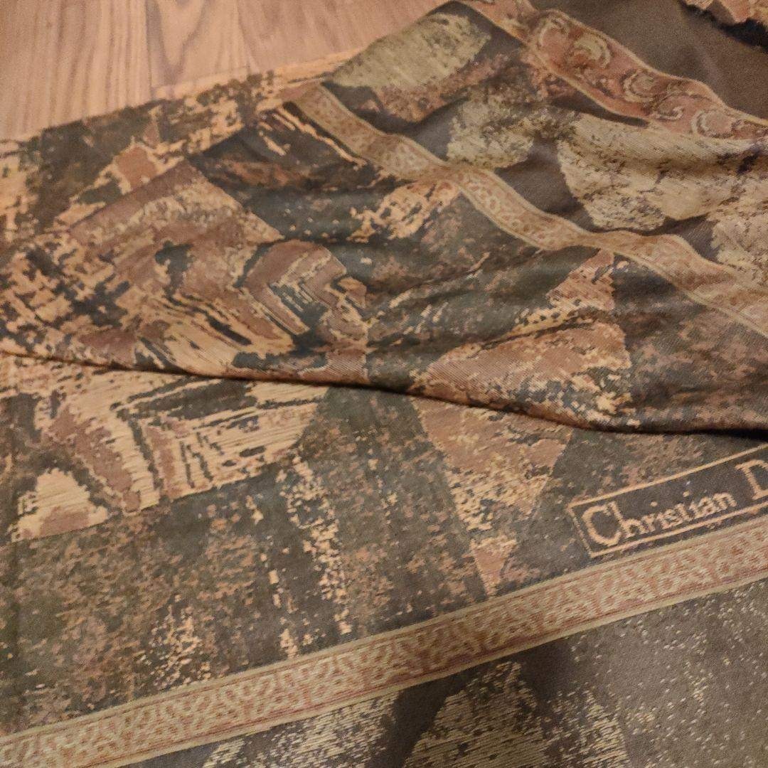 Christian Dior(クリスチャンディオール)の51 超美品 クリスチャンディオール Dior 大判スカーフ ストール レディースのファッション小物(バンダナ/スカーフ)の商品写真