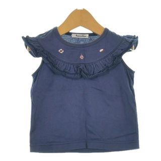 ファミリア(familiar)のfamiliar ファミリア Tシャツ・カットソー 100cm 青 【古着】【中古】【送料無料】(Tシャツ/カットソー)