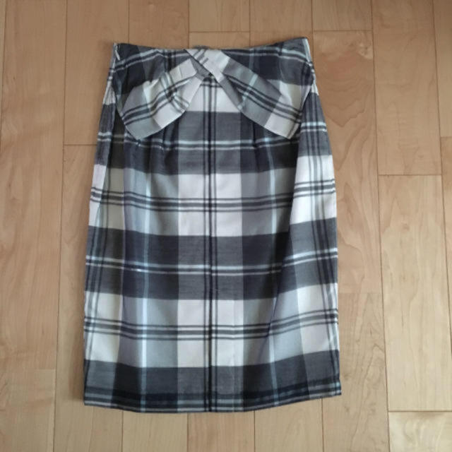 Rirandture(リランドチュール)の値下げ❤︎新品リランドチュールバックリボンチェックスカート レディースのスカート(ひざ丈スカート)の商品写真
