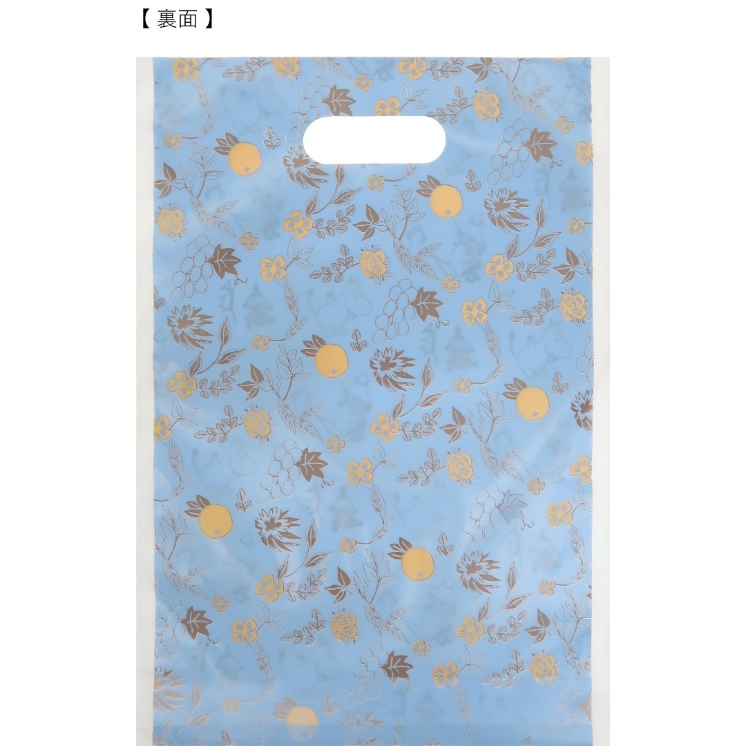 インディゴ(indigo) MOOMIN ムーミン 手提げ ビニール袋 デイリー インテリア/住まい/日用品のオフィス用品(ラッピング/包装)の商品写真