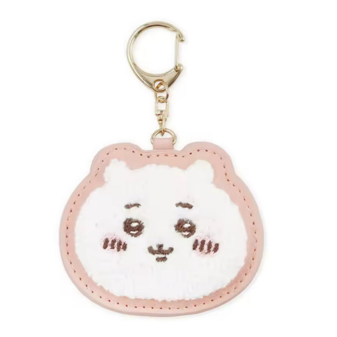 ちいかわ 刺繍 ふわふわ ワッペン キーホルダー エンタメ/ホビーのおもちゃ/ぬいぐるみ(キャラクターグッズ)の商品写真