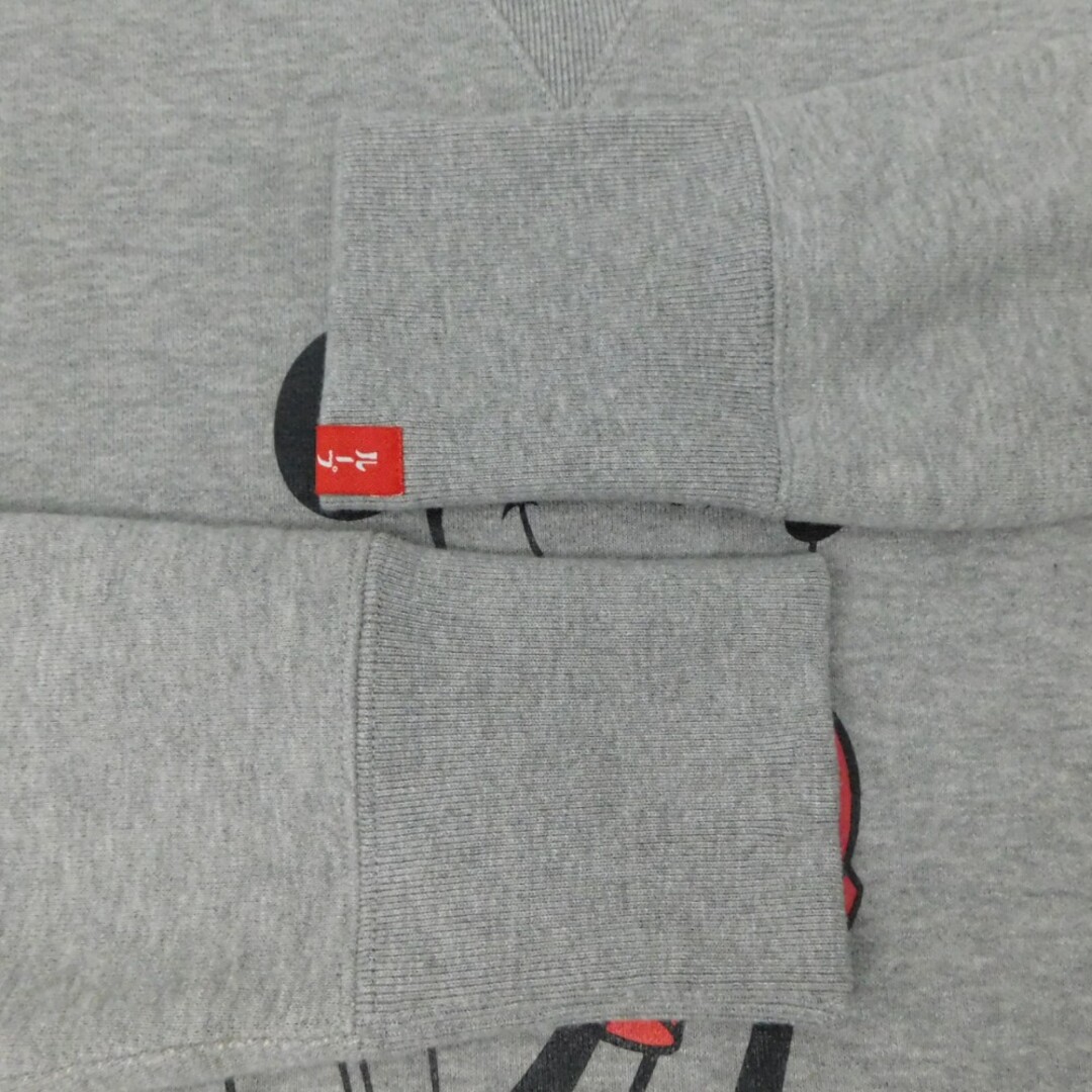 LOOPWHEELER×BEAMS ループウィラー ビームス コラボ ミッキーマウス トレーナー Sサイズ Disney ディズニー グレー ファッション 秋冬 定番 メンズ レディース ユニセックス【中古】新居浜店 メンズのトップス(スウェット)の商品写真