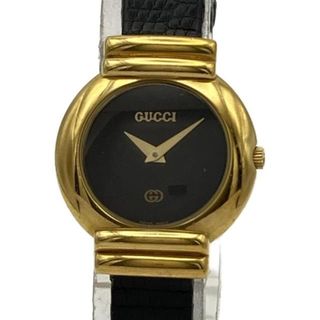グッチ(GUCCI)のGUCCI(グッチ) 腕時計 - 5300L レディース 黒(腕時計)