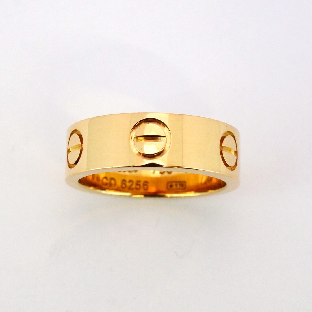 Cartier(カルティエ)の【5jmb0523】カルティエ リング ラブ K18YG イエローゴールド ＃48【中古】レディース レディースのアクセサリー(リング(指輪))の商品写真