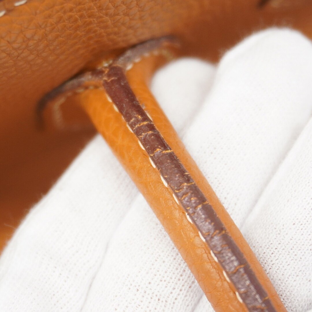 HERMES(エルメス)の【5me5630-h】エルメス ハンドバッグ バーキン30 トゴ ゴールド シルバー金具 □H刻印【中古】レディース レディースのバッグ(ハンドバッグ)の商品写真