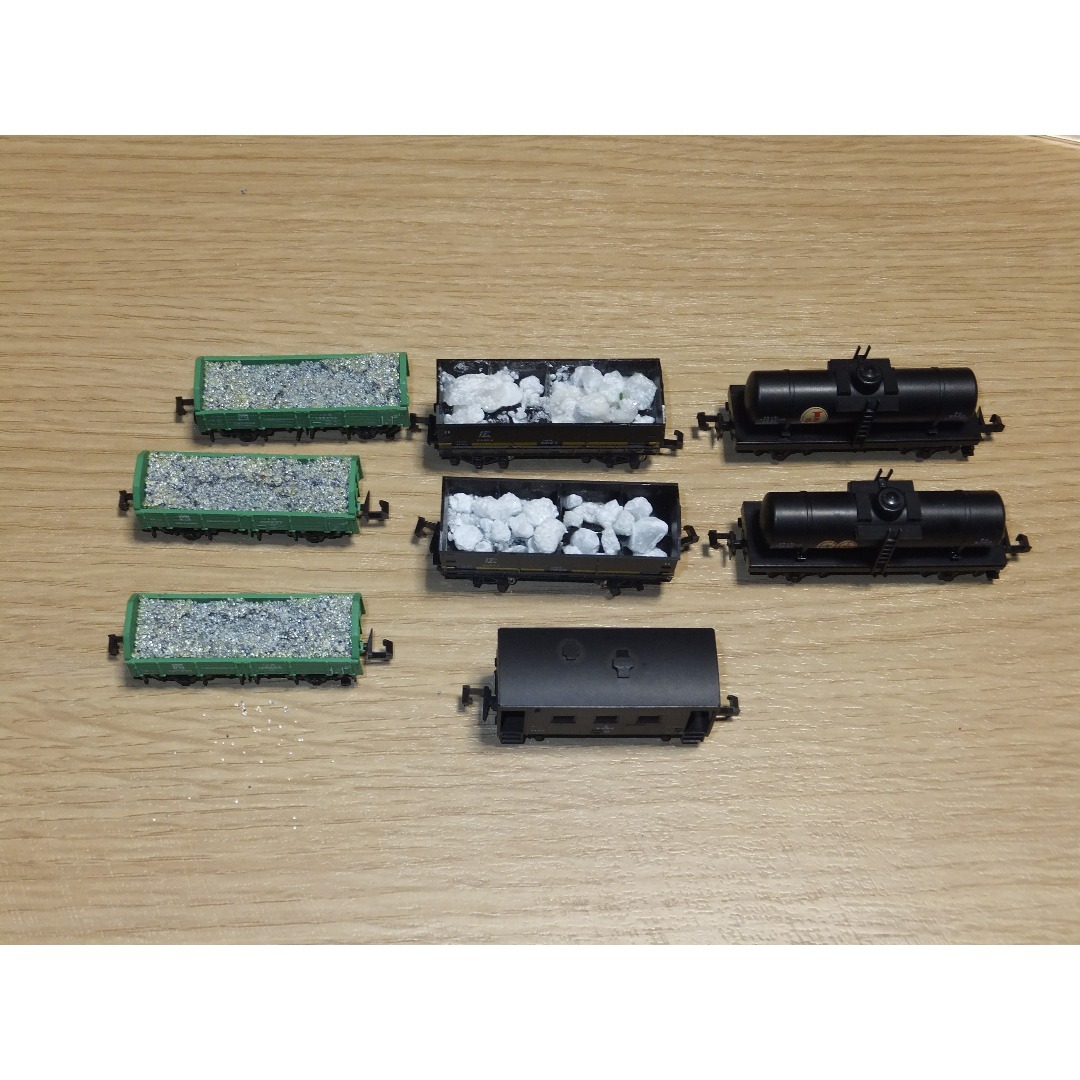 Ｎゲージ車両貨車4種８両セット エンタメ/ホビーのおもちゃ/ぬいぐるみ(鉄道模型)の商品写真