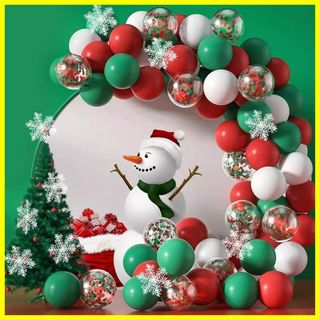 クリスマス 飾り 風船 バルーンセット 豪華100ピース以上 室内装飾 クリスマ