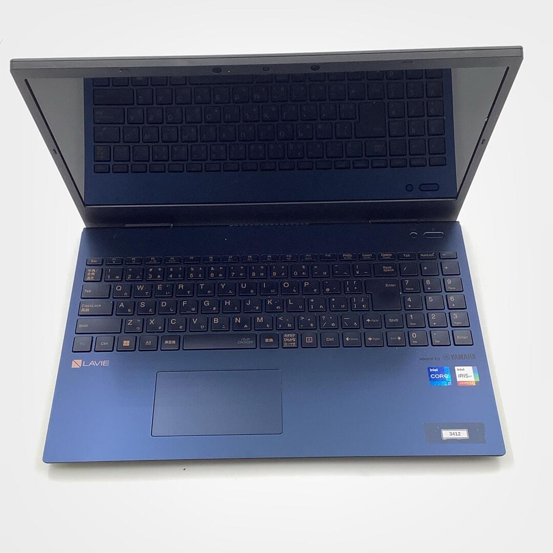 NEC(エヌイーシー)の【全額返金保証】【最速発送】NEC LAVIE PC-N1575CAL Intel(R) Core(TM) i7-1165G7 @2.80GHz 8GB M.2 SSD 512GB 94.8% 動作確認済 スマホ/家電/カメラのPC/タブレット(ノートPC)の商品写真