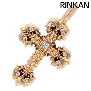クロムハーツ(Chrome Hearts)のクロムハーツ  22K CHARM FILIGREE TINY P/DMND/タイニーフィリグリー PAVEダイヤ/ゴールドネックレストップ メンズ(ネックレス)