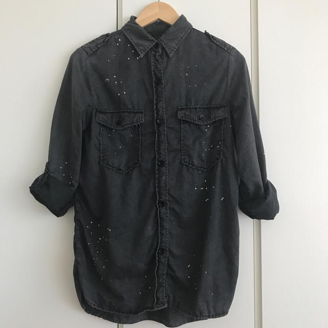 ZARA(ザラ)のミリタリーシャツ レディースのトップス(シャツ/ブラウス(長袖/七分))の商品写真