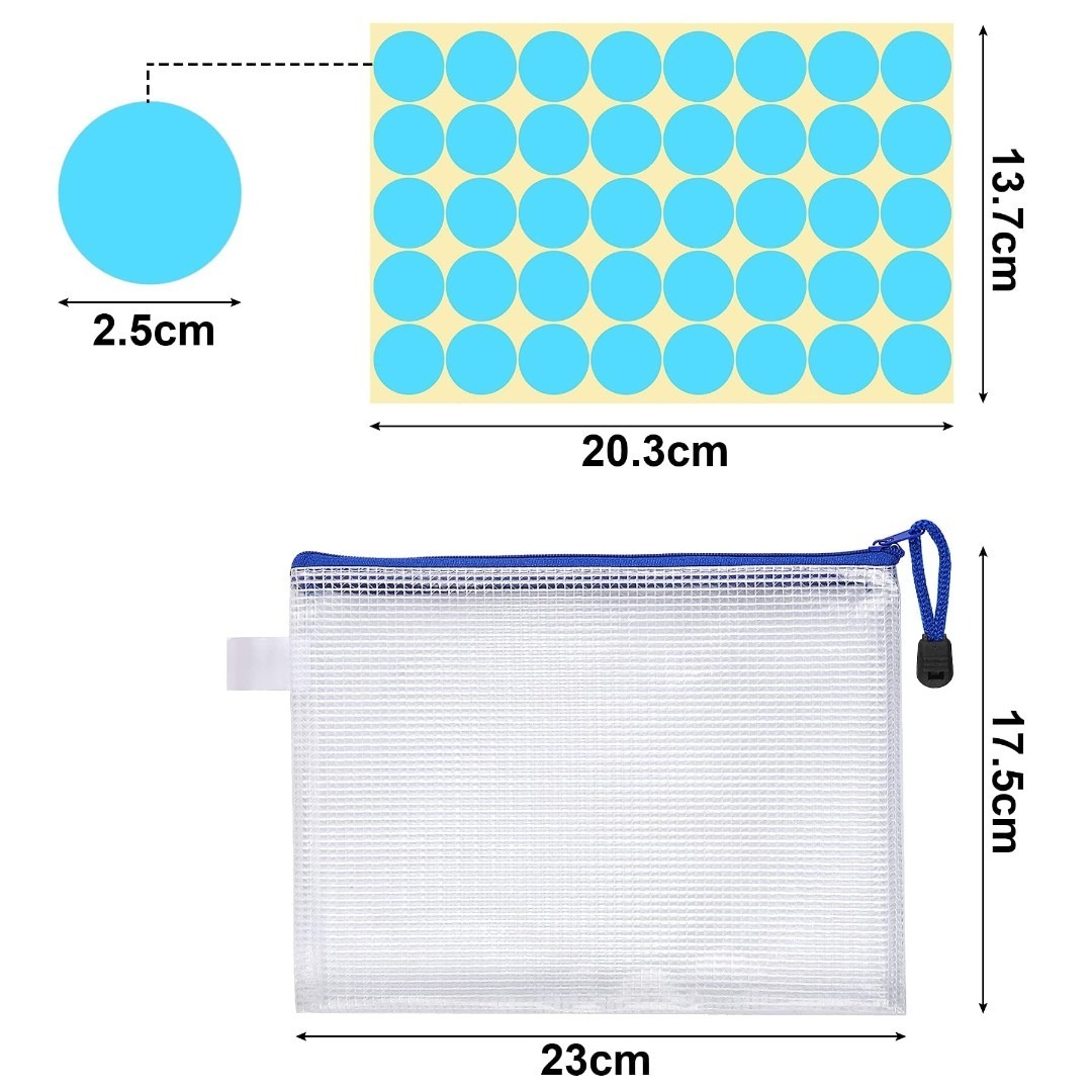 AUGSHYO カラーラベル 丸型 1280片入り 丸シール 25mm 32シー その他のその他(その他)の商品写真