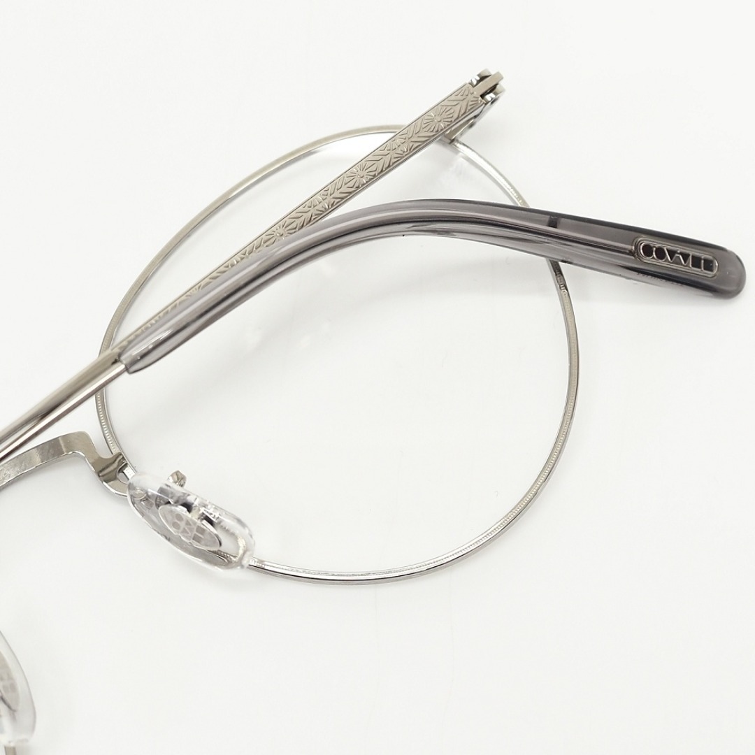 Oliver Peoples(オリバーピープルズ)の未使用品 OLIVER PEOPLES OP-47 眼鏡【サイズ:47□22-145】 シルバー OV1330T 5036 チタニウム メガネ オリバーピープルズ メンズ レディース 3WL/J06437/KCT28/ メンズのファッション小物(サングラス/メガネ)の商品写真