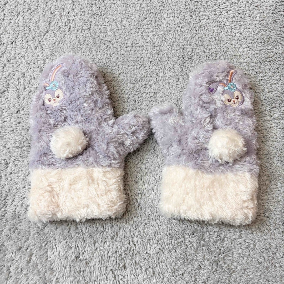 Disney(ディズニー)のディズニーシー ダッフィーアンドフレンズ ステラルー ミトン 手袋  パープル レディースのファッション小物(手袋)の商品写真