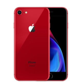 アップル(Apple)のiPhone8 64GB RED SIMフリー 本体 Aランク スマホ iPhone 8 アイフォン アップル apple  【送料無料】 ip8mtm743(スマートフォン本体)