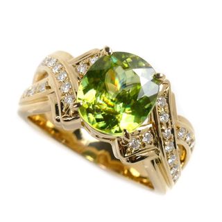 TASAKI - TASAKI タサキ K18YG イエローゴールド リング・指輪 スフェーン3.39ct ダイヤモンド0.22ct 15.5号 8.7g レディース【中古】