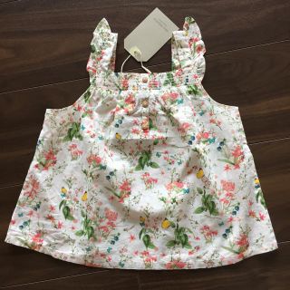 ザラキッズ(ZARA KIDS)のザラベイビー★新品★花柄トップス98(ブラウス)