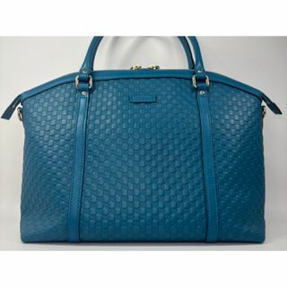 GUCCI - GUCCI シマ レザー 2way ハンドバッグ ショルダー 449657