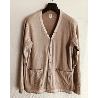 80年 STPS テーピングラインコットンスウェットカーディガン