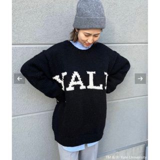 FRAMeWORK - FRAMeWORK フレームワーク　ブックストア　YALE ロゴニット　ブラック