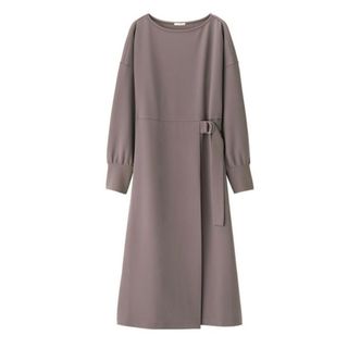 GU - 未使用◆GU ジーユー ウエストマークワンピース ロングワンピース 大きいサイズ