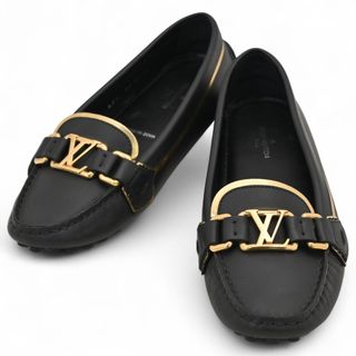 ルイヴィトン LV ドライビングシューズ 34ブラックAランク lv2219cc