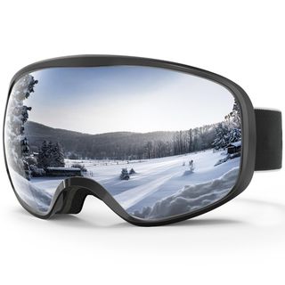 [RIOROO] スキーゴーグル スノーボードゴーグル OTGメガネ対応 広視野