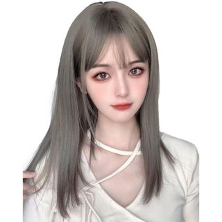 Limakaraウィッグ ミディアム ストレート自然 カツラ フルウィッグ セミ