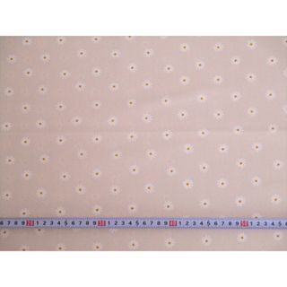 g994★デイジー　ベージュ　コットン生地★