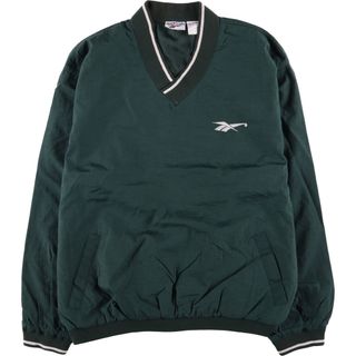 リーボック(Reebok)の古着 90年代 リーボック Reebok Vネック ナイロンプルオーバー メンズM相当 ヴィンテージ/eaa592217(ナイロンジャケット)