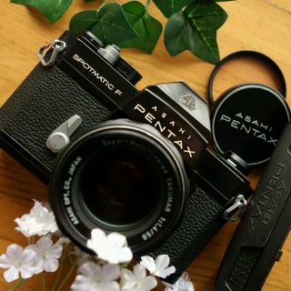 ペンタックス(PENTAX)のペンタックスSPF金属製一眼レフ☆希少☆高級大口径単焦点☆撮影現像良好☆除菌抗菌(フィルムカメラ)