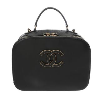 CHANEL - 中古 シャネル CHANEL A93464 23番台 レディース ショルダーバッグ マトラッセ ブラック カーフスキン