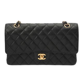 シャネル(CHANEL)の中古 シャネル CHANEL A01112 19番台 レディース ショルダーバッグ マトラッセ ブラック キャビアスキン(ショルダーバッグ)