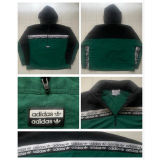アディダス(adidas)の美品 adida アディダス anorak アノラック パーカー ジャケット M(マウンテンパーカー)