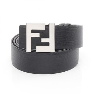 フェンディ(FENDI)のフェンディ FENDI FFスクエア ベルト 衣料品 レザー メンズ ブラック系 / グレー系 7C0531ATFFF0GWB 【新品】(ベルト)