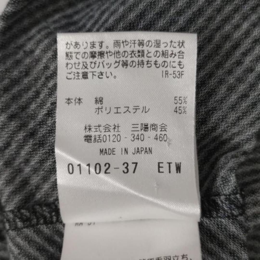 MACKINTOSH PHILOSOPHY(マッキントッシュフィロソフィー)のMACKINTOSH PHILOSOPHY(マッキントッシュフィロソフィー) ワンピース サイズ38 L レディース美品  - 黒×ライトグレー レギュラーカラー/半袖/ひざ丈/チェック柄/シャツワンピ レディースのワンピース(その他)の商品写真