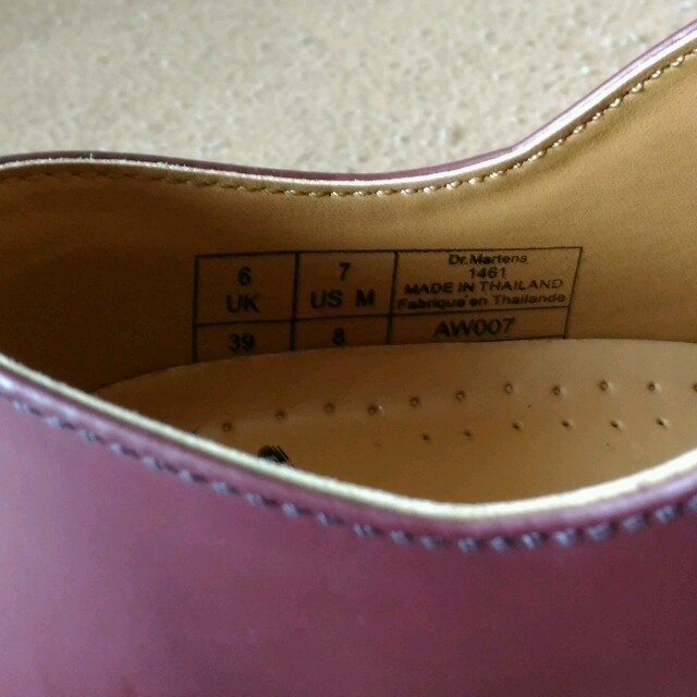Dr.Martens(ドクターマーチン)の新品未使用　UK6ドクターマーチン　チェリーレッド メンズの靴/シューズ(ブーツ)の商品写真
