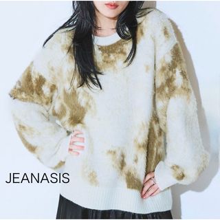 JEANASIS - JEANASIS アニマルライクパターンプルオーバー