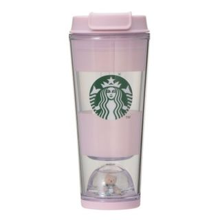 スターバックス(Starbucks)のスタバgelato pique ベアスノードームボーダータンブラー ピンク (タンブラー)