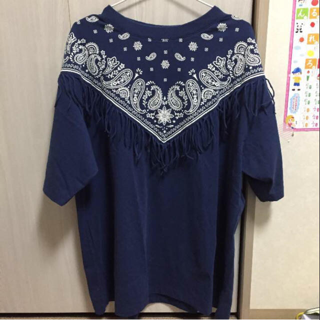 moussy(マウジー)の新品 moussyマウジー フリンジシャツ レディースのトップス(Tシャツ(半袖/袖なし))の商品写真