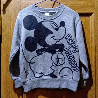 ディズニー　ミッキーのトレーナー　サイズ110　(031))