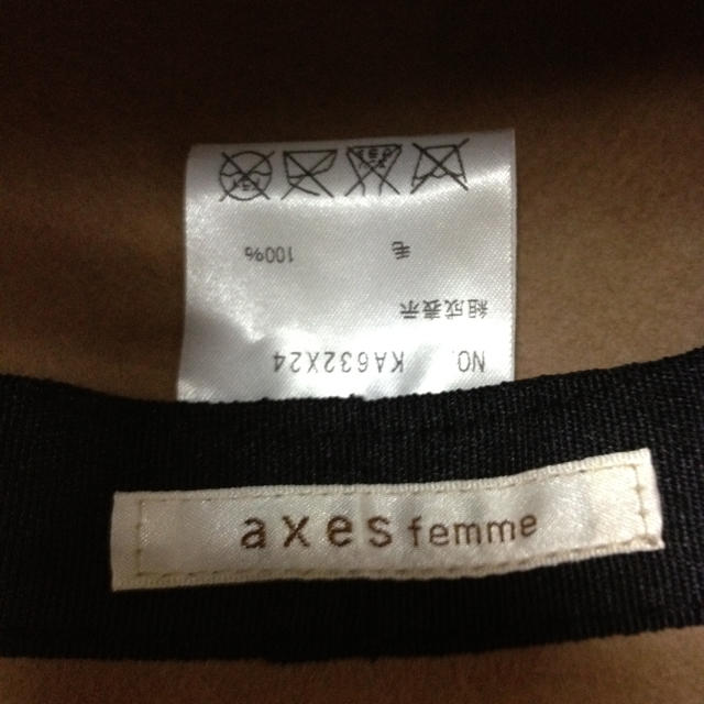 axes femme(アクシーズファム)のガーデンフェミニンポークパイ レディースの帽子(ハット)の商品写真