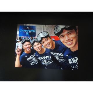 A4 額付き ポスター 大谷翔平 山本由伸 佐々木朗希 キムヘソン 写真