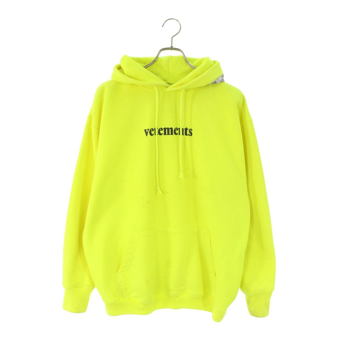 VETEMENTS(ヴェトモン)のヴェトモン  SS20TR311 バーコードパッチロゴプルオーバーパーカー メンズ S メンズのトップス(パーカー)の商品写真