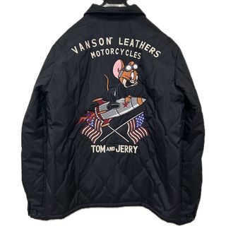 バンソン(VANSON)の＊VANSON×トムとジェリー 刺繍 キルティングベトジャン L(ブルゾン)