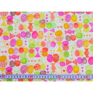 k85★キャンディちょうちょ　ピンク　コットン生地★