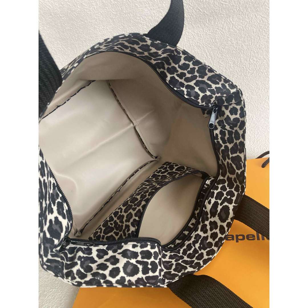 Herve Chapelier(エルベシャプリエ)の極美品　エルベシャプリエ 1028F パンサーブラン MLサイズ舟形トート レディースのバッグ(トートバッグ)の商品写真