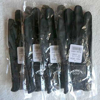 PROGICAL ゴルフグローブ Lサイズ 25-26cm 黒 4枚組